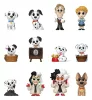 One Hundred and One Dalmatians Mini Figures PDQ 5 cm Display (12)