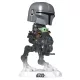 Star Wars: The Mandalorian and Grogu POP! Rides Deluxe Vinyl Bobblehead Figure The Mandalorian with Grogu in Imperial Remnant AT-RT 9 cm