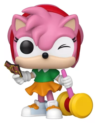 Sonic - The Hedgehog POP! Games Vinyl Figures Amy Rose with Piko Hammer with Chase 9 cm Assortment (6)