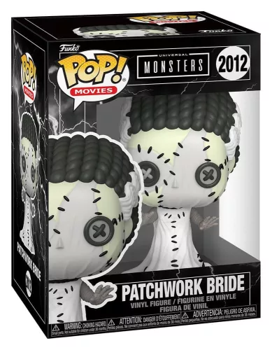 Universal Monsters Patchwork POP! Movies Vinyl Figure Bride of Frankenstein 9 cm