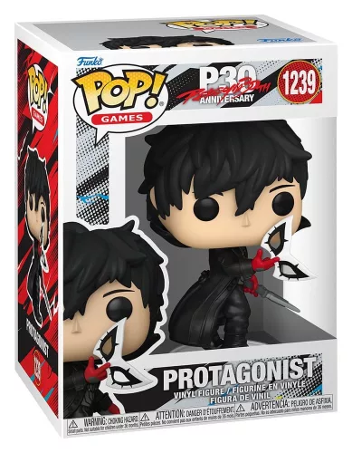 Persona 5 POP! Games Vinyl Figure Protagonist (Ren) 9 cm