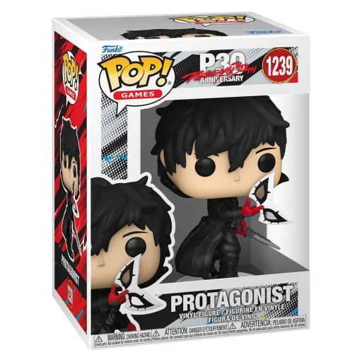 Persona 5 POP! Games Vinyl Figure Protagonist (Ren) 9 cm