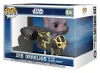 Star Wars: The Mandalorian and Grogu POP! Rides Deluxe Vinyl Bobblehead Figure Zeb Orrelios in the Razor Crest 9 cm