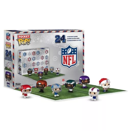 NFL Pocket POP! 24 Day Countdown Advent Calendar