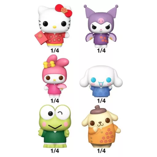 Hello Kitty & Friends Bitty POP! Vinyl Figure Display (24) PDQ 2,5 cm