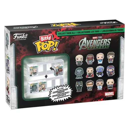 Avengers: Doomsday Bitty POP! Vinyl Figure 4-Pack Series 2 2,5 cm