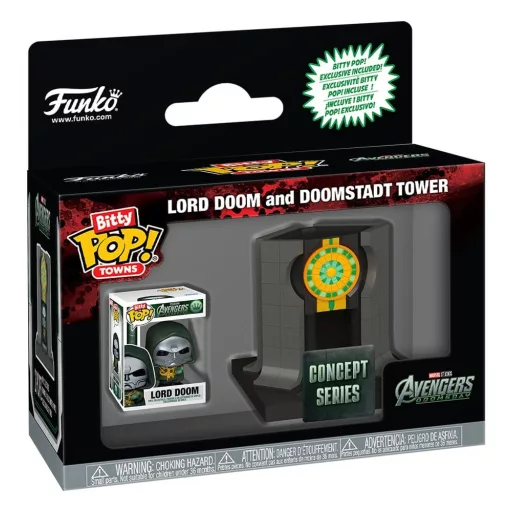 AVD Bitty POP! Town Lord Doom and Doomstadt Tower