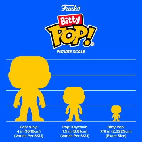 Jurassic Park Bitty POP! Vinyl Figure 4-Pack Triceratops 2,5 cm