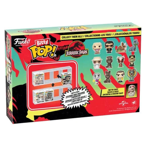 Jurassic Park Bitty POP! Vinyl Figure 4-Pack Mr. DNA 2,5 cm