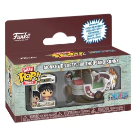   One Piece Bitty POP! Ride Vinyl Figure Thousand Sunny w/Luffy 2,5 cm