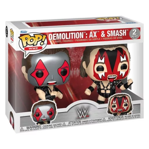 WWE POP! Vinyl Figures 2-Pack Ax & Smash 9 cm