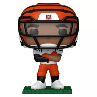   NFL POP! Vinyl Figure : Bengals- Ja'Marr Chase (clear visor) 9 cm