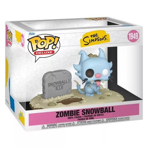 The Simpsons POP! Deluxe Vinyl Figure Zombie Snowball 9 cm