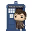 Doctor Who POP! Rides Deluxe Vinyl Tenth Doctor with TARDIS 9 cm