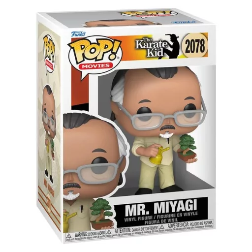 Karate Kid POP! Movies Vinyl Figure Mr. Miyagi w/BT 9 cm