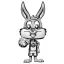 Space Jam Super Sized Jumbo POP! Vinyl Figure Bugs Bunny (JV) 10 25 cm"
