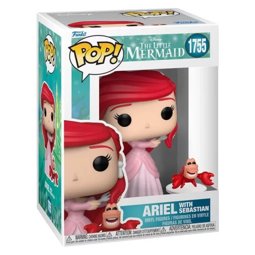 The Little Mermaid POP! Vinyl Figure S3 – Ariel with Sebastian 9 cm