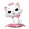 Disney POP! Vinyl Figure : Aristocats- Marie (GL) 9 cm