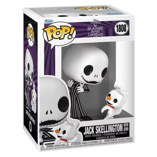 The Nightmare Before Christmas POP! & Buddy Vinyl Figure Jack & Zero 9 cm