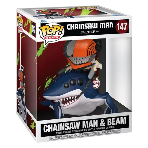Chainsaw Man POP! Rides Deluxe Vinyl Figure CSM & Beam 15 cm