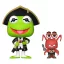 Muppet Treasure Island POP! Pop! & Buddy Vinyl Kermit & Polly 9 cm