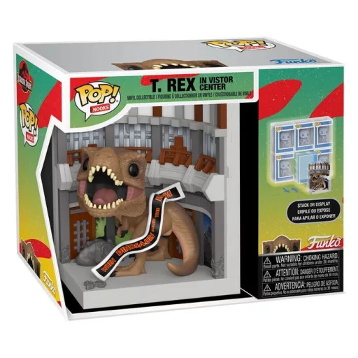 Jurassic Park POP! Nooks Vinyl Diorama Visitor's Center 16 cm