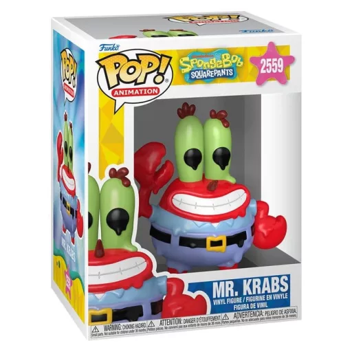 SpongeBob POP! Animation Vinyl Figure Mr. Krabs 9 cm