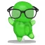 Flubber POP! Disney  Vinyl Figure Flubberw/Glasses(TRL) 9 cm