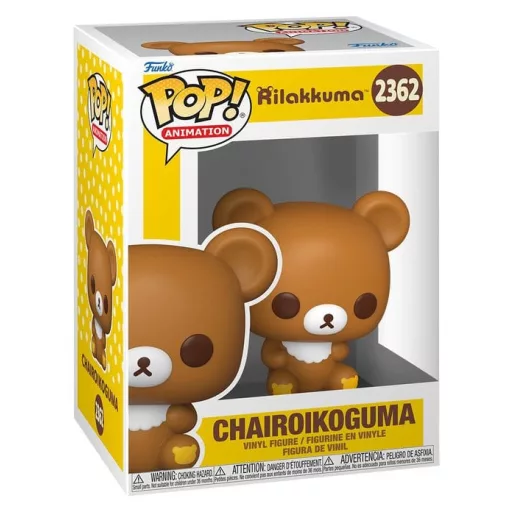 Rilakkuma POP! Animation Vinyl Figure Chairoikoguma 9 cm