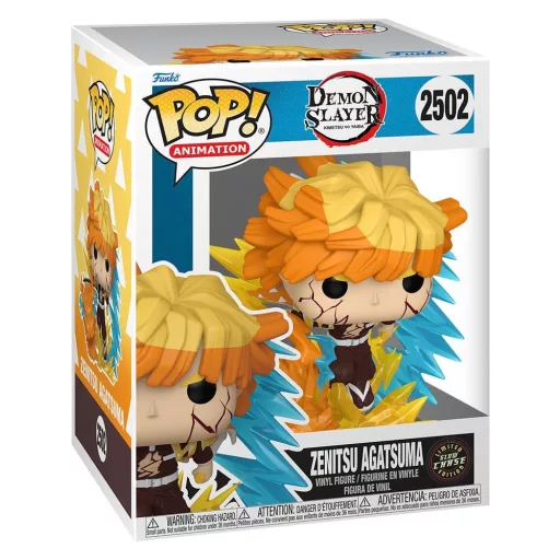 Demon Slayer: Kimetsu no Yaiba POP! Premium Vinyl Figura Zenitsu Chase (Glow) 9 cm