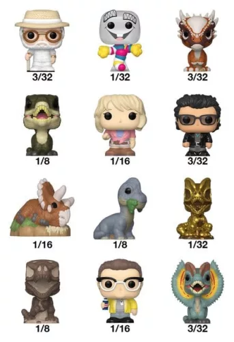 Jurassic Park Bitty POP! Vinyl Figures 2 cm Display (32)