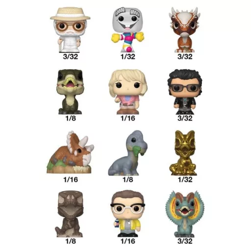 Jurassic Park Bitty POP! Vinyl Figures 2 cm Display (32)