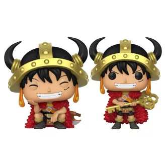  One Piece POP! Animation Vinyl Figures Luffy w/Chase 9 cm Assortment (6)