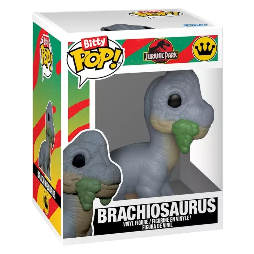 Jurassic Park Bitty POP! Vinyl Figure 2-Pack Velociraptor & Brachiosaurus 2 cm