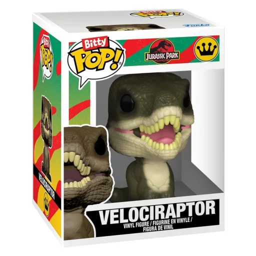 Jurassic Park Bitty POP! Vinyl Figure 2-Pack Velociraptor & Brachiosaurus 2 cm