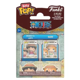   One Piece Bitty POP! Vinyl Figures 2-Pack Monkey D. Luffy & Nami 2 cm