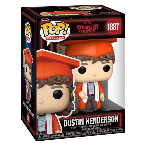Stranger Things POP! TV Vinyl Figures Dustin Henderson 9 cm