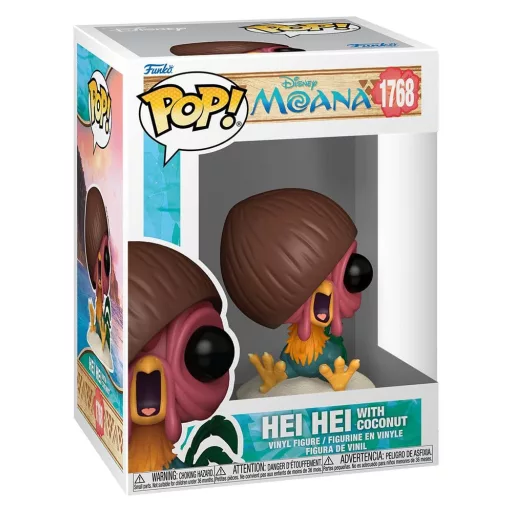 Moana POP! & Buddy Vinyl Figure Hei Hei w/Coconut 9 cm