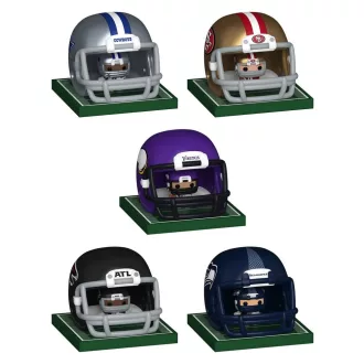   NFL Bitty POP! Helmets Vinyl Figures NFC Series 1 Assortment (12)