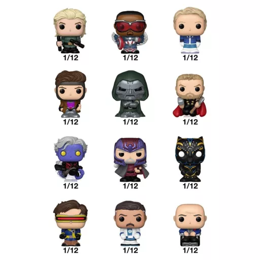 Avengers: Doomsday Bitty POP! Vinyl Figure Display (24) PDQ 2,5 cm