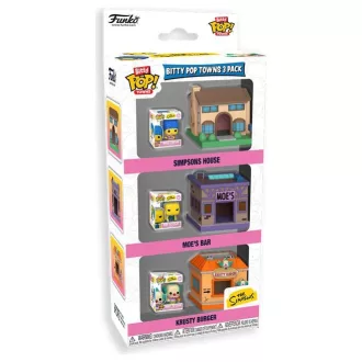   The Simpsons Bitty POP! Towns Vinyl Figure 3-Pack Springfield