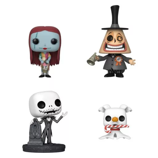 The Nightmare Before Christmas POP! Disney Vinyl Figures 4-Pack Black Friday Bundle 9 cm