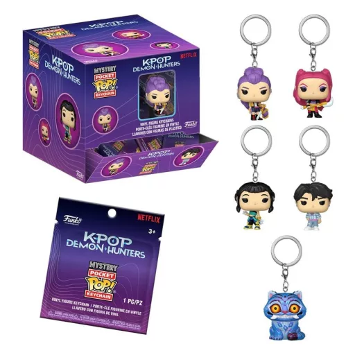 KPOP Demon Hunters POP! Keychain Blind Box PDQ Display (12)