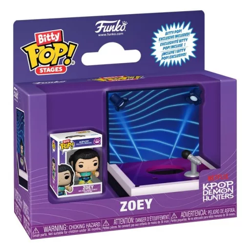 KPop Demon Hunters Bitty POP! Stages Vinyl Figure Zoey 2,5 cm