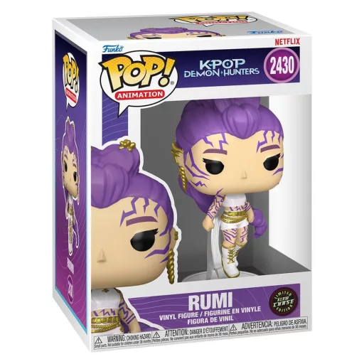 KPop Demon Hunters POP! Animation Vinyl Figures Rumi Chase ver. (Glow) 9 cm