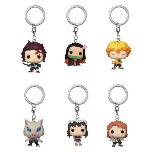 Demon Slayer: Kimetsu no Yaiba POP! Vinyl Keychains 4 cm Display (12)