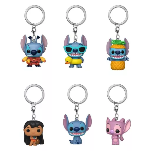 Lilo & Stitch POP! Vinyl Keychains 4 cm Display (12)