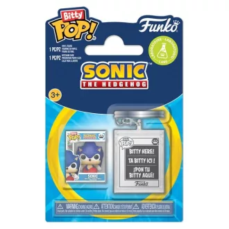   Sonic the Hedgehog Bitty POP! & Accessory Vinyl Figure 2-Pack Sonic w/KCHN 2 cm