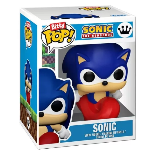 Sonic the Hedgehog Bitty POP! & Accessory Vinyl Figure 2-Pack Sonic w/KCHN 2 cm