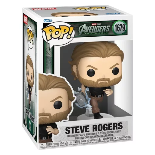 Marvel POP! Comics Vinyl Figure Steve Rogers (Doomsday) 9 cm